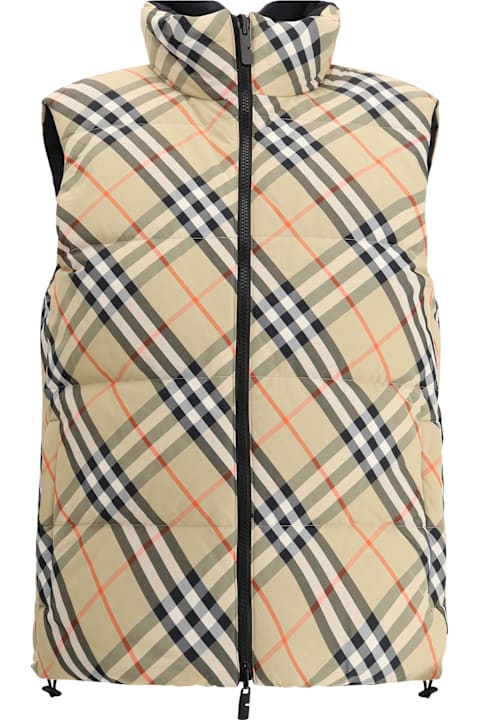 الملابس خصم على السيدات Burberry Reversible Down Vest