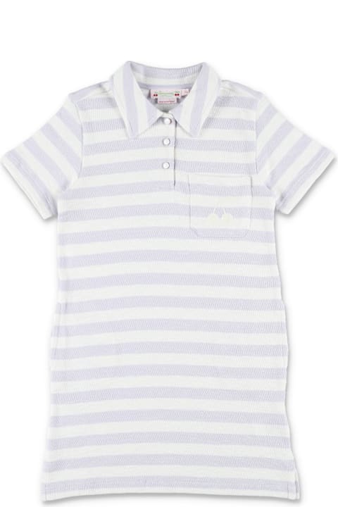 أدوات منزلية Bonpoint Bonpoint Louve Striped Cotton Dress