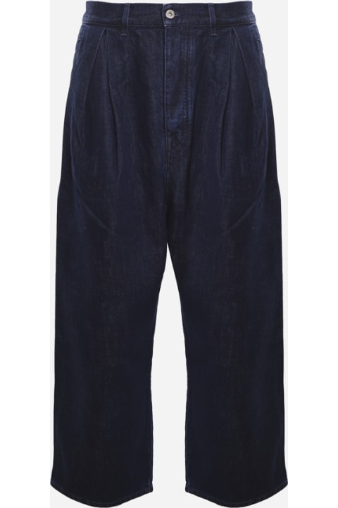 Sale for Men Loewe Cropped Jeans In Cotton Denim