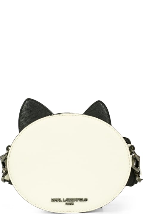 Karl Lagerfeld Kids for Women Karl Lagerfeld Kids White Bag For Girl With Choupette