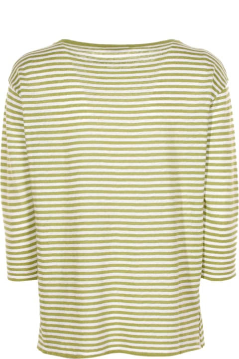 Striped 3/4 Sleeve Shirt