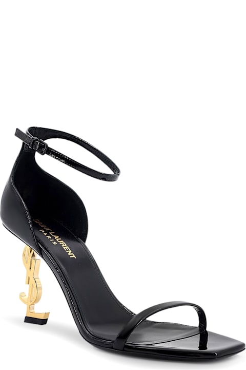 Saint Laurent Opyum 85 Patent Leather Sandals