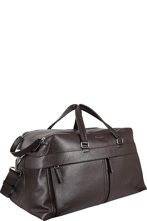 Orciani for Kids Orciani Borsone Micron In Pelle Tracolla