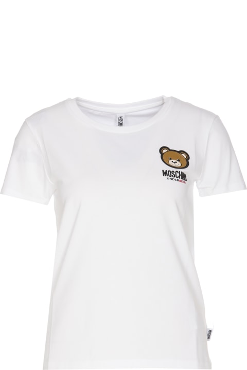 ウィメンズ Moschinoのトップス Moschino Underbear Logo T-shirt