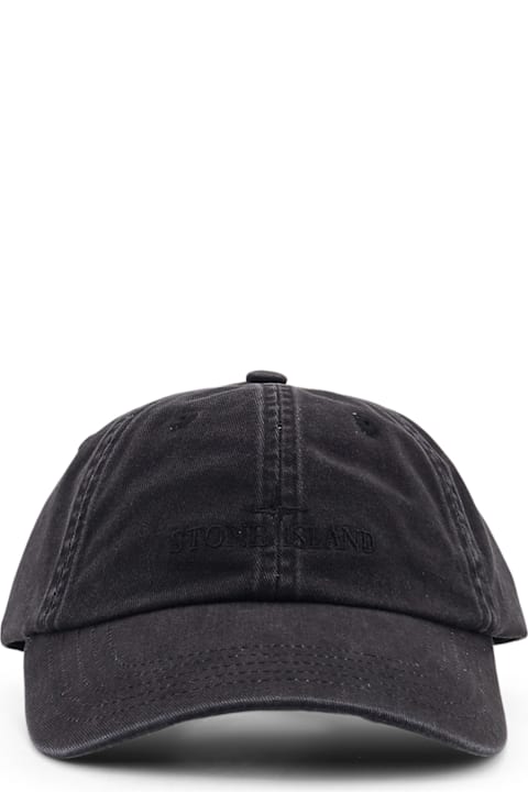 Hats Sale for Men Stone Island Cotton Baseball Hat