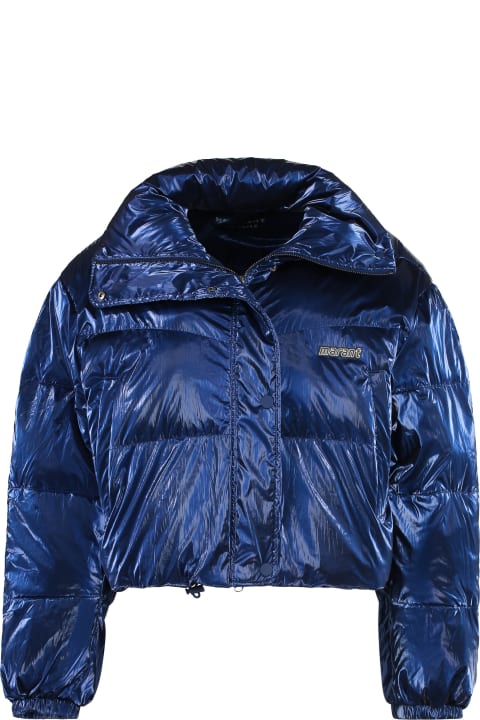 Coats & Jackets for Women Marant Étoile Telia Shiny Fabric Down Jacket
