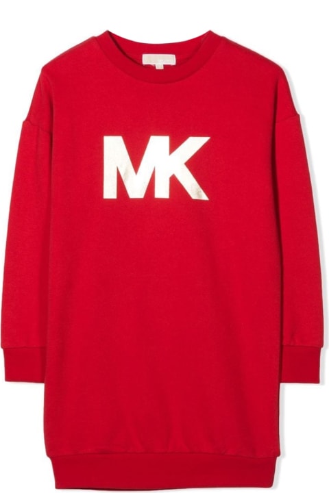 ガールズ Michael Korsのワンピース＆ドレス Michael Kors Mk Long Sleeve Dress