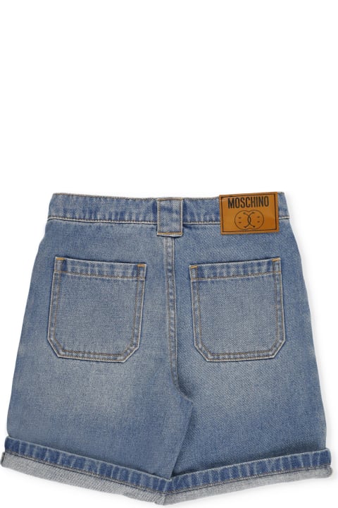 Bottoms for Boys Moschino Cotton Shorts
