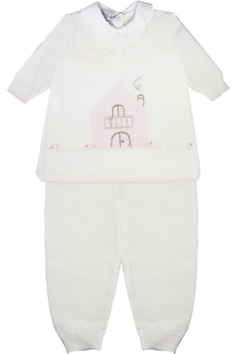 Accessories & Gifts for Baby Girls Piccola Giuggiola Wool Sweater And Pants