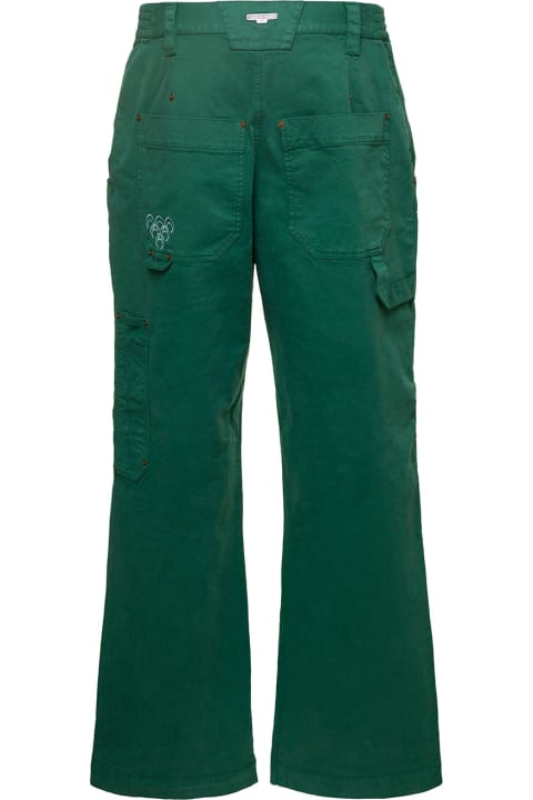 Marine Serre Workwear G. Dye Evergreen Pants | italist, ALWAYS