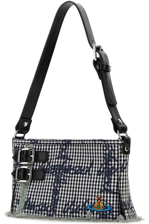 Homeware Vivienne Westwood Printed Fabric Heather Shoulder Bag