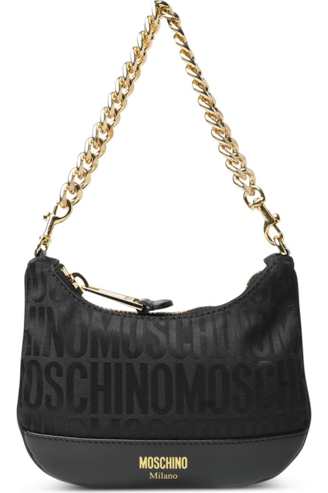 Moschino Bags for Women Moschino Black Cotton Blend Bag