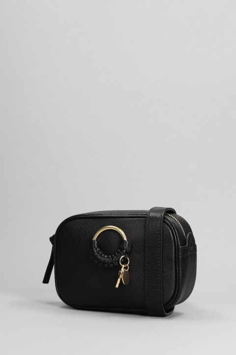 See by Chloé for Women See by Chloé Camera Bag Shoulder Bag In Black Leather