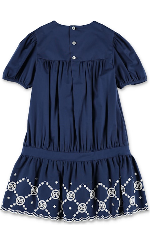 Gucci Dresses for Girls Gucci Kid - Embroidered Cotton Dress