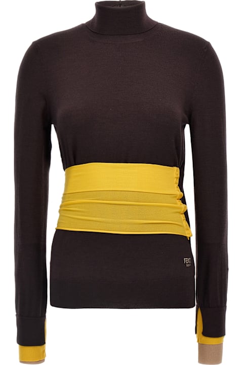 Fendi الملابس لـ السيدات Fendi Wool Turtleneck Sweater