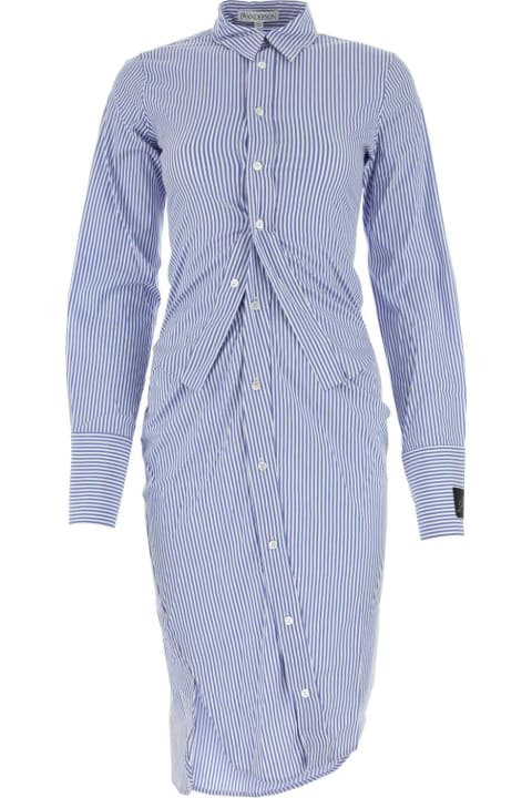 J.W. Anderson Dresses for Women J.W. Anderson Printed Stretch Cotton Shirt Dress