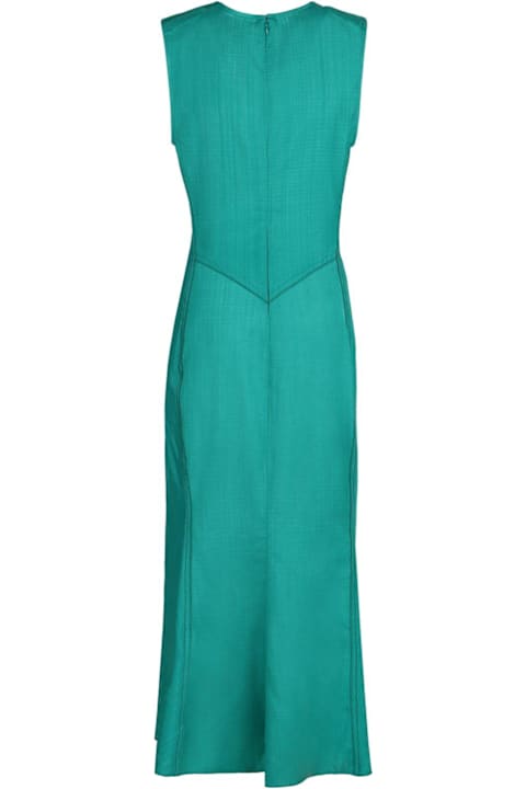 Homeware Victoria Beckham Gathered V-neck Midi Dress