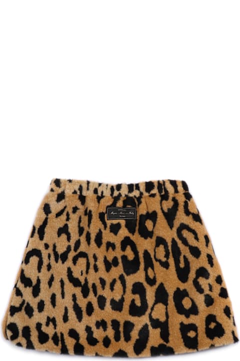 أدوات منزلية MSGM Fur Animalier Mini Skirt Girl