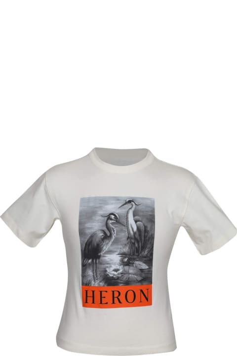 HERON PRESTON Clothing for Women HERON PRESTON Graphic Print Crewneck T-shirt