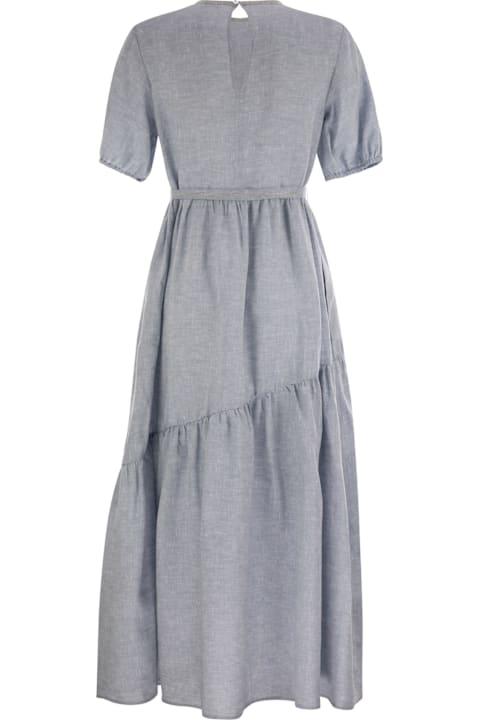 Peserico Dresses for Women Peserico Long Dress In Pure Linen