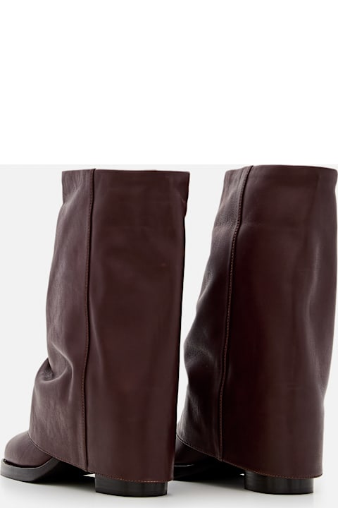 Paris Texas أحذية لـ السيدات Paris Texas Alexandra Midcalf Leather Boot