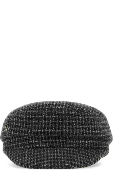 Fashion for Women Isabel Marant Embroidered Wool Evie Baker Boy Hat