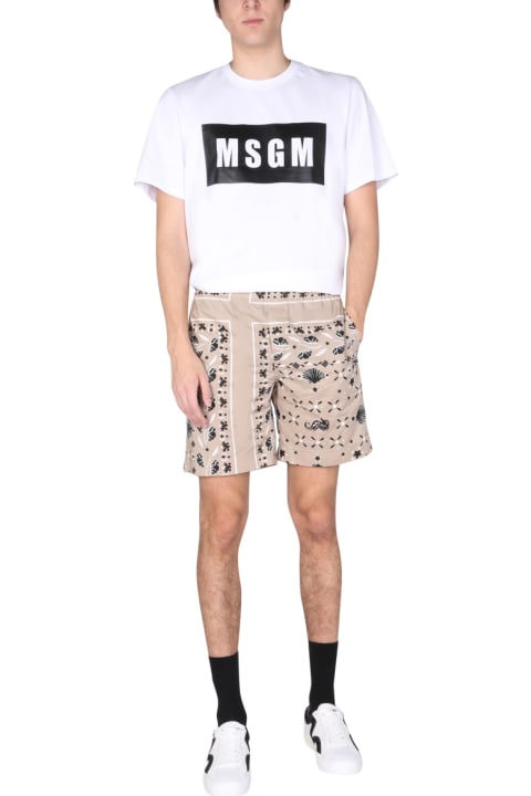 MSGM Topwear for Men MSGM T-shirt With Logo Box