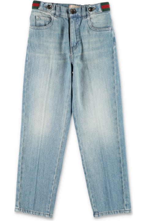 Gucci Bottoms for Boys Gucci Denim Jeans