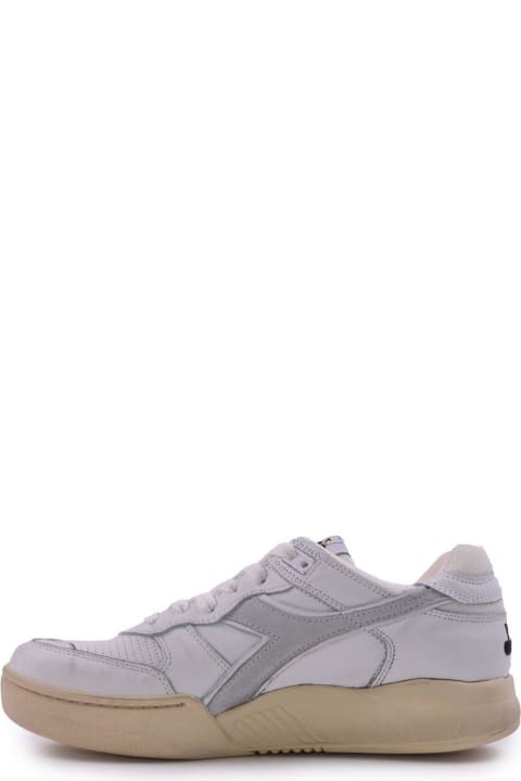 Diadora Heritage Sneakers for Women Diadora Heritage Panelled Lace-up Sneakers