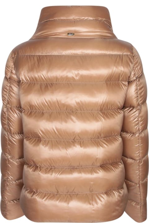 Herno Clothing for Women Herno Funnel Neck Padded Down Jacket