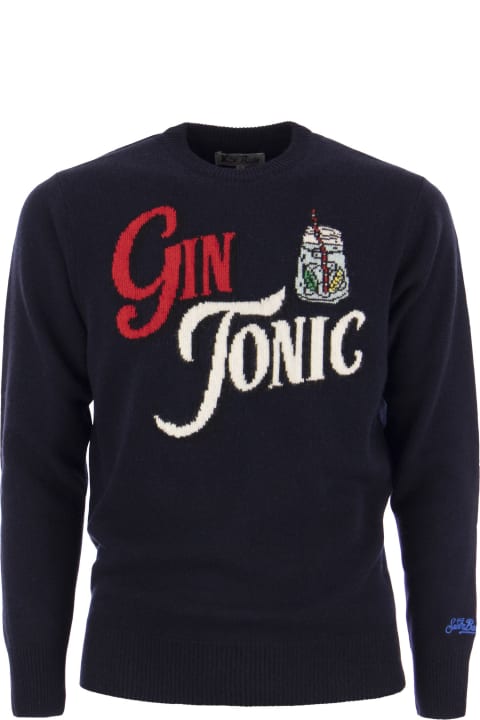 MC2 Saint Barth for Men MC2 Saint Barth Gin Tonic Wool And Cashmere Blend Jumper Sweater