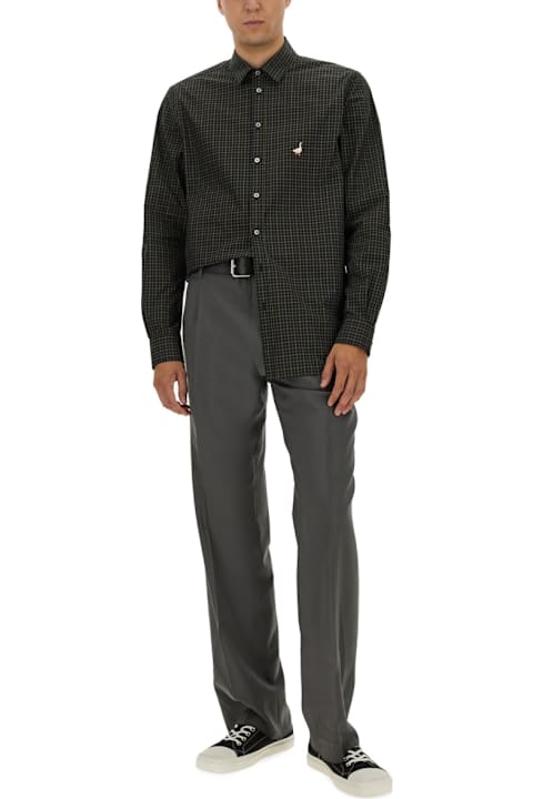 Moschino for Kids Moschino Shirt With Goose Embroidery