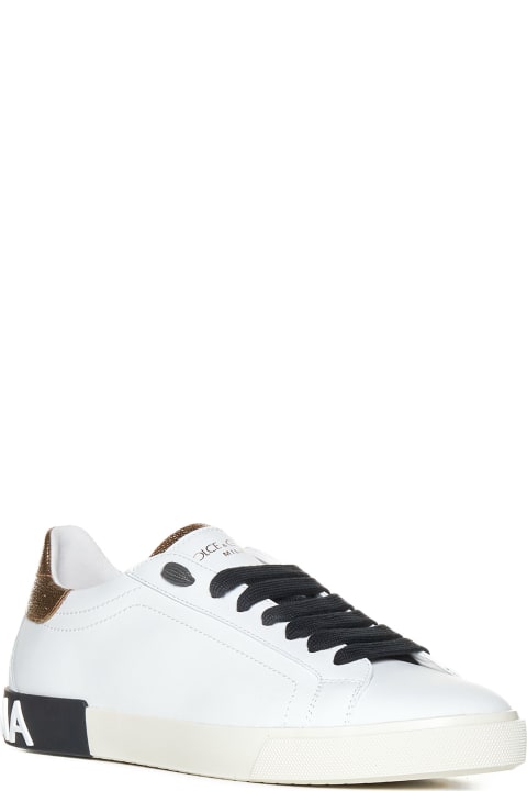 Sneakers for Men Dolce & Gabbana Portofino Leather Sneakers
