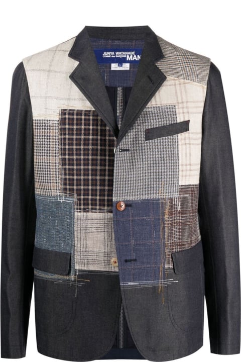 Fashion for Men Comme des Garçons Patchwork Cotton Jacket