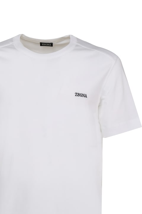Zegna Topwear for Men Zegna Zegna Logo Cotton T-shirt