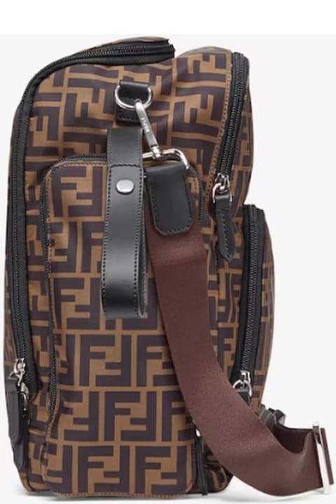 ボーイズ Fendiのアクセサリー＆ギフト Fendi Brown Nylon Changing Bag