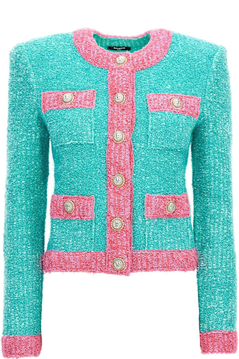 Balmain Coats & Jackets for Women Balmain Two-toned Tweed Jacket