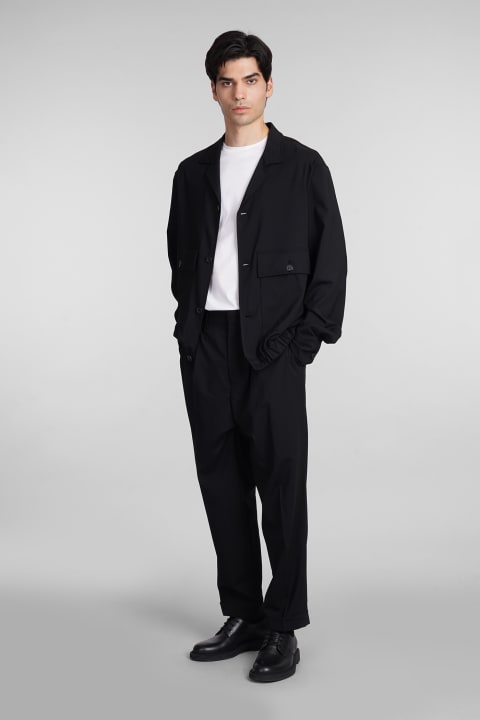 Mauro Grifoni Clothing for Men Mauro Grifoni Pants In Black Wool