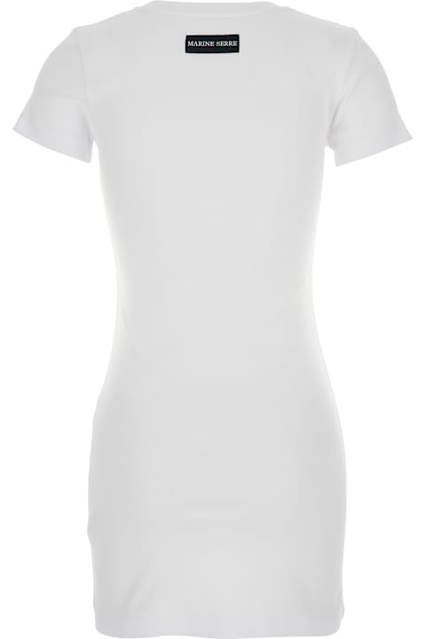 Marine Serre for Women Marine Serre Moon Logo Jersey T-shirt Dress