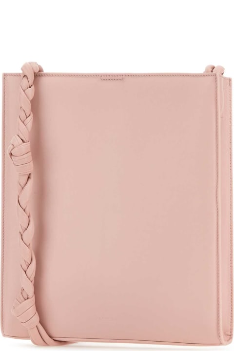 Jil Sander for Women Jil Sander Pink Leather Tangle Shoulder Bag