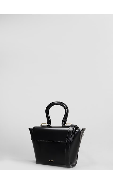 حقائب الكتف لـ السيدات Bally Mini Belle Bag Horse Shoulder Bag In Black Leather