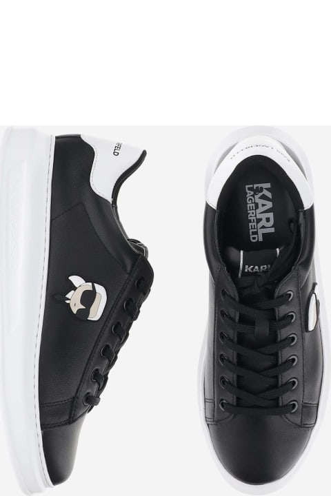 Karl Lagerfeld Sneakers for Men Karl Lagerfeld Leather Sneakers With Logo