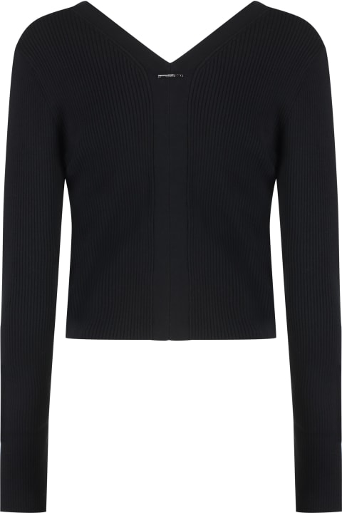 Calvin Klein Sweaters for Women Calvin Klein Ribbed-knit Cardigan