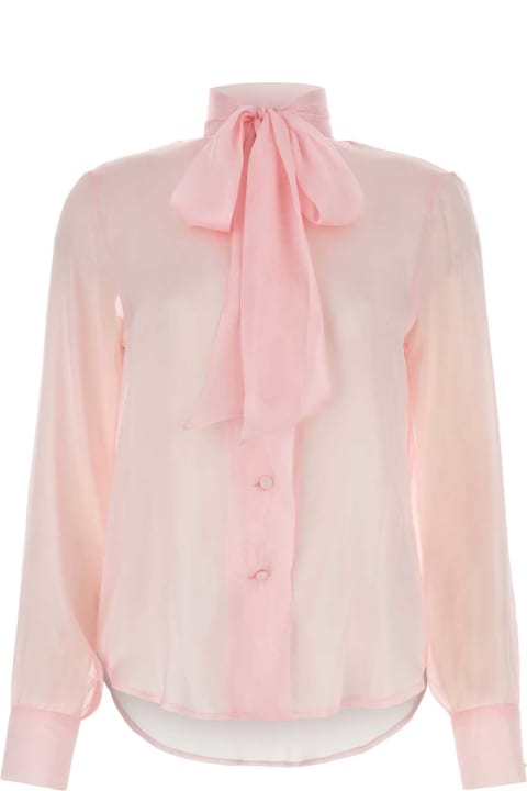 Fashion for Women Hebe Studio Pink Chiffon Ava Shirt