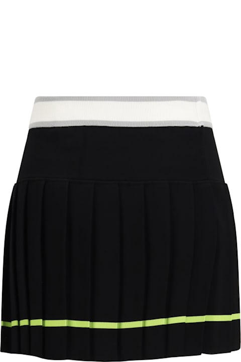 Casablanca for Kids Casablanca Striped Pleated Skirt
