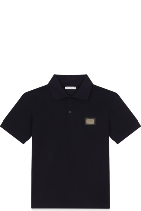 ボーイズ Dolce & GabbanaのTシャツ＆ポロシャツ Dolce & Gabbana Short-sleeved Polo Shirt