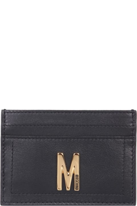 Moschino Wallets for Women Moschino Leather Card Holder
