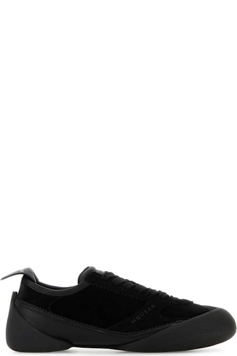 Homeware Alexander McQueen Black Canvas And Suede Sneakers