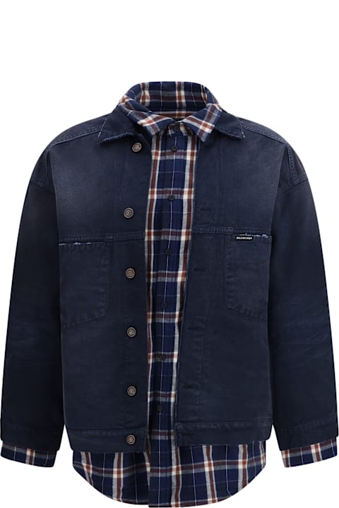 Homeware Balenciaga Patched Shirt Jacket