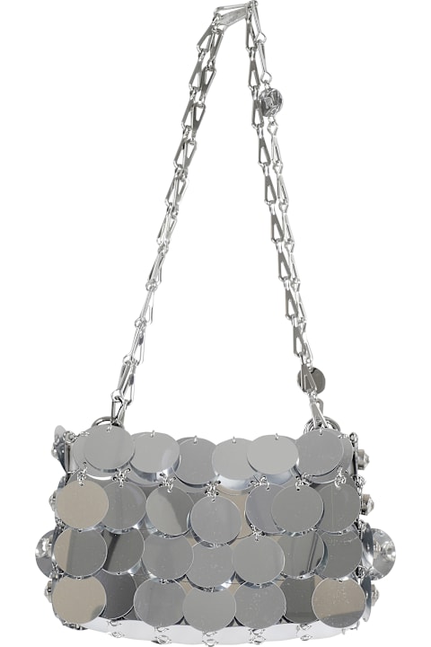 Paco Rabanne لـ Women Paco Rabanne Silver Metal Mesh Shoulder Bag